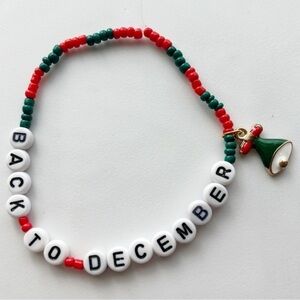 Taylor Swift Eras Tour Friendship Bracelet Back To December Speak Now w/ Charm